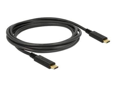 Delock USB 3.1 Gen 1 (5 Gbps) kabel Type-C na Type-C 2 m 3 A E-Marker
