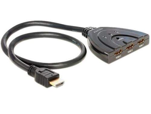 Delock HDMI 3 - 1 obousměrný Switch / Spliter (87619)