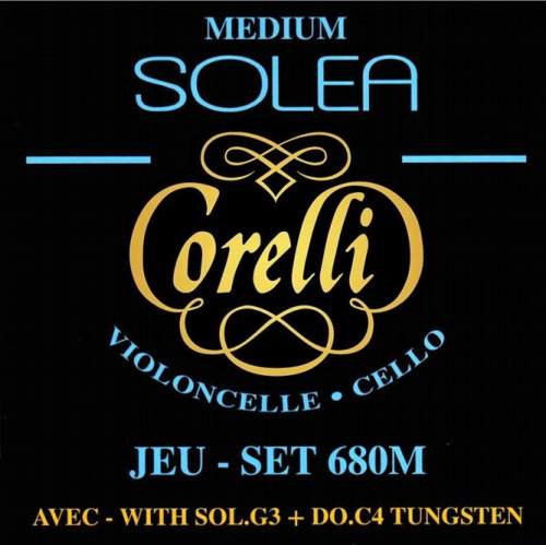 Savarez 680M Corelli Solea Cello Set Medium