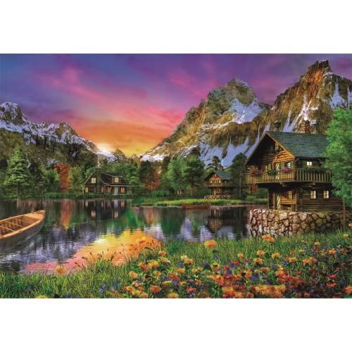 CLEMENTONI Puzzle Jezero v Alpách 6000 dílků