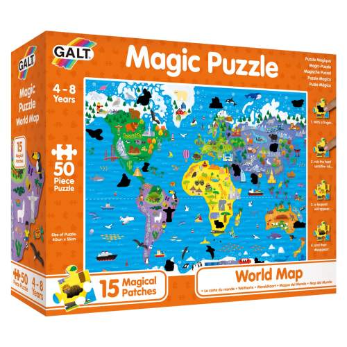 Galt Magické puzzle Mapa světa
