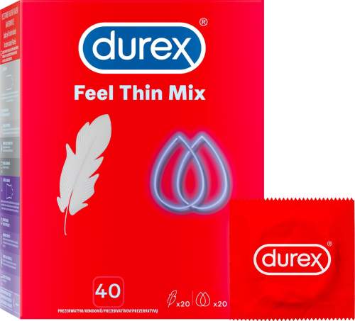 DUREX Feel thin mix 40 kusů