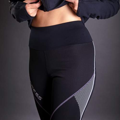 Progress Snowcat černá dámské zimní elastické kalhoty na běžky L