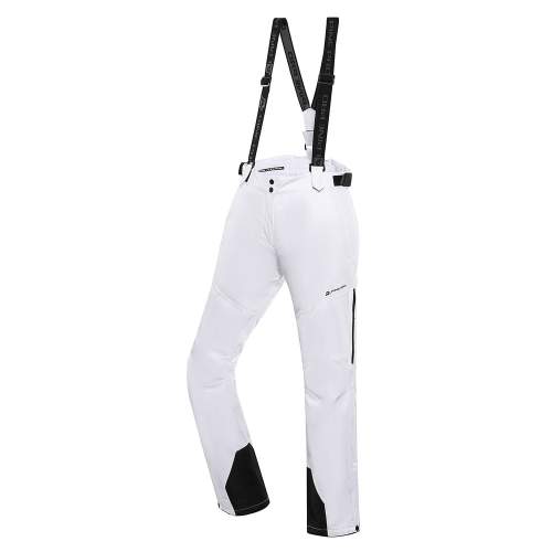 ALPINE PRO Dámské lyžařské kalhoty s membránou ptx OSAGA Bílá XL