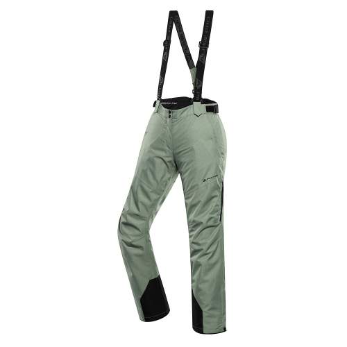 ALPINE PRO Dámské lyžařské kalhoty s membránou ptx OSAGA Zelená XL