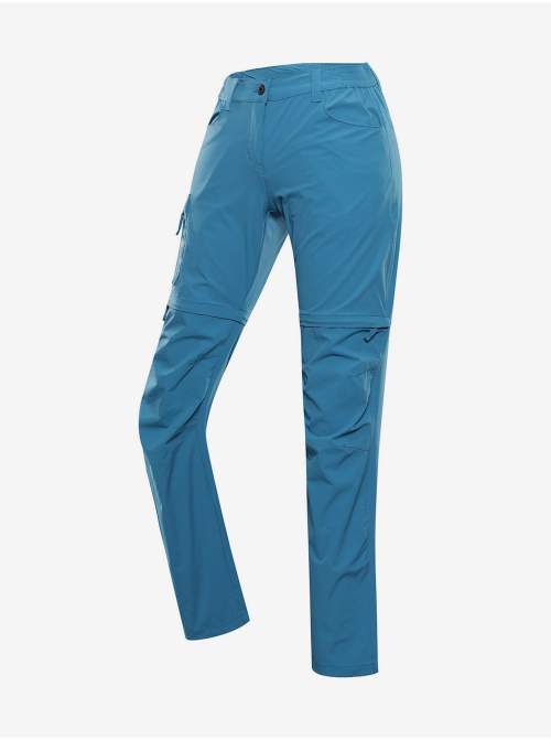 ALPINE PRO NESCA Kalhoty dámské dlouhé odepínací modré 36