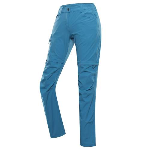 ALPINE PRO NESCA Kalhoty dámské dlouhé odepínací modré 44