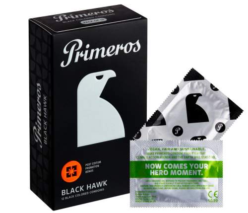Primeros Black Hawk kondomy 12 ks