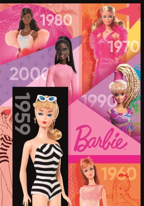 CLEMENTONI Puzzle 65 let Barbie 1000 dílků