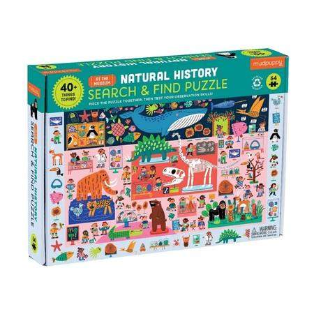 Mudpuppy Puzzle skládej a hledej Přírodovědné muzeum 64 dílů