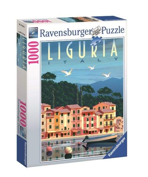 RAVENSBURGER Puzzle Pohlednice z Ligurie 1000 dílků