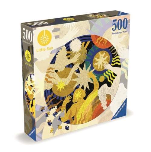 Ravensburger Kulaté puzzle Little Sun: Zapojení se 500 dílků