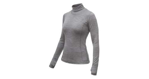 SENSOR MERINO BOLD dámské triko dlouhý rukáv cool gray M