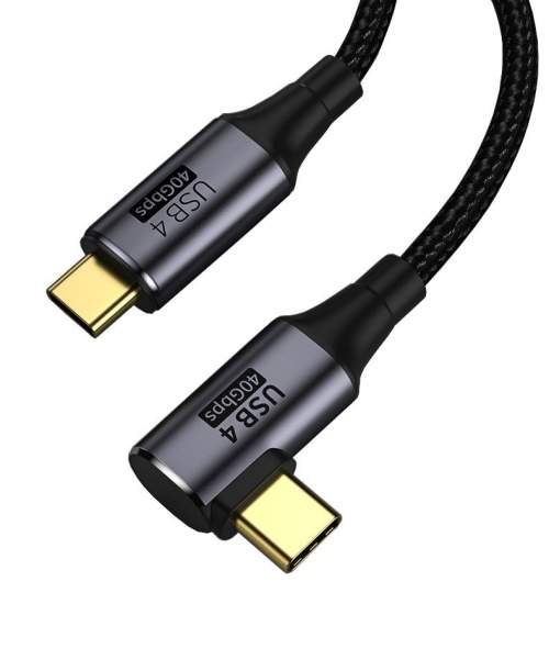 PREMIUMCORD Kabel USB4 Gen 3x2 40Gbps 8K@60Hz 240W Thunderbolt 3 kabel 0,3m
