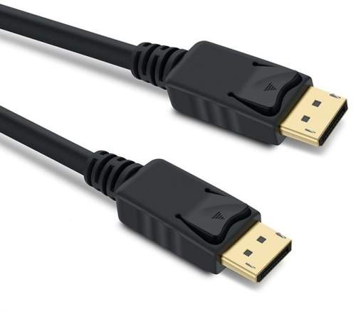 PremiumCord DisplayPort 1.4 propojovací kabel M/M zlacené konektory, 1,5m