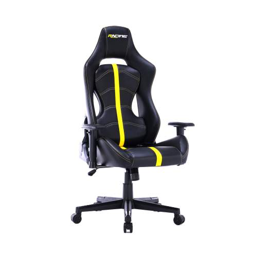Bergner Herní židle Racing Magnum černá/žlutá