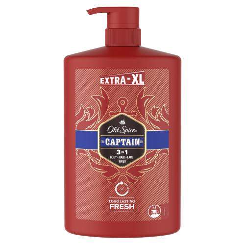 OLD SPICE Captain Shower Gel & Shampoo 3v1 1000 ml