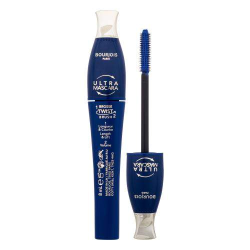 BOURJOIS Paris Twist Up The Volume 8 ml prodlužující a objemová řasenka pro ženy 03 Ultra Blue