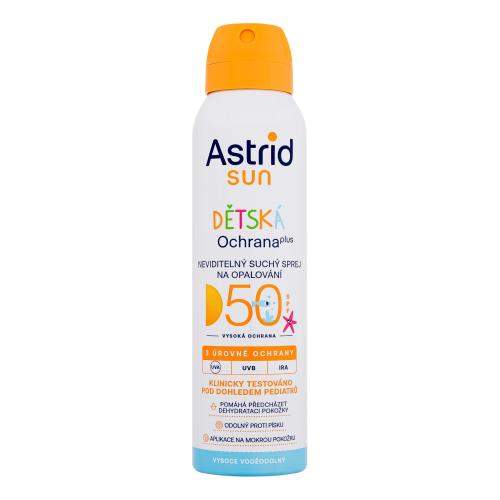 Astrid Sun Kids Dry Spray SPF50 dětský dětský neviditelný suchý sprej na opalování 150 ml
