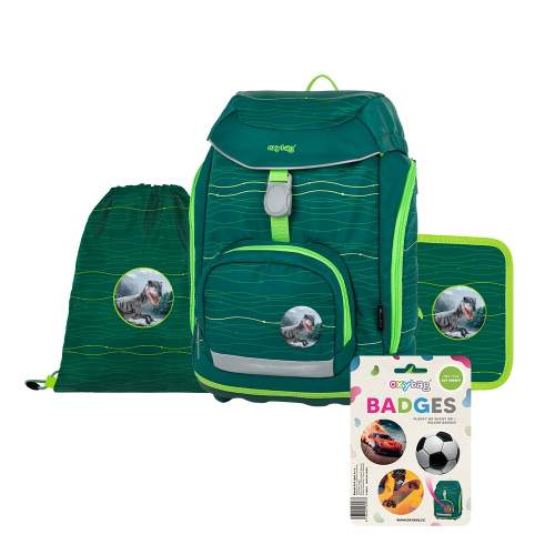 Oxybag Školní set 4ks OXY Sherpy Green