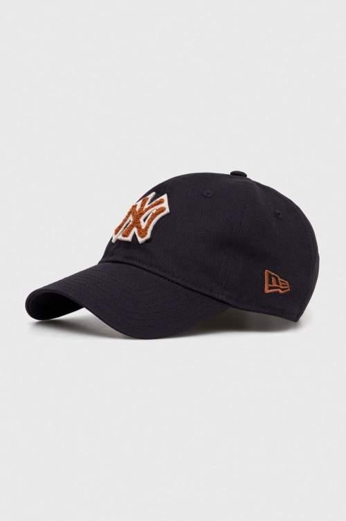 New Era Bavlněná baseballová čepice NEW YORK YANKEES tmavomodrá barva