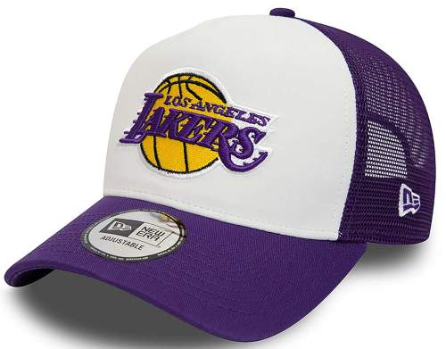 New Era 9FO AF Team Clear Trucker NBA Los Angeles Lakers White/Purple