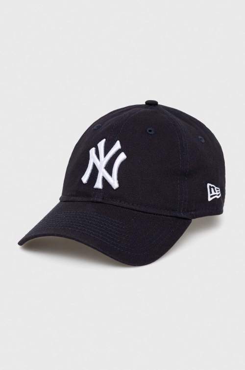 New Era Bavlněná baseballová čepice tmavomodrá s aplikací NEW YORK YANKEES