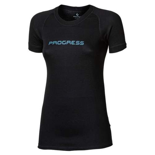 PROGRESS DF NKRZ PRINT ladies short sleeve T-shirt XL černá/mint