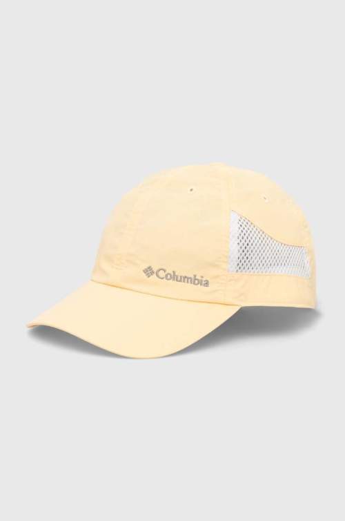 Columbia Kšiltovka Tech Shade žlutá barva, s aplikací, 1539331