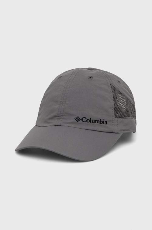 Columbia Kšiltovka Tech Shade šedá barva, s aplikací, 1539331