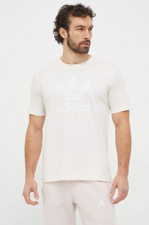 Adidas Originals Trefoil tričko béžová IU2367