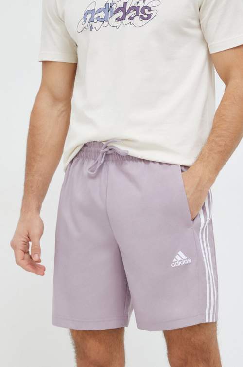 adidas 3 STRIPES CHELSEA SHORT Pánské kraťasy, šedá, velikost
