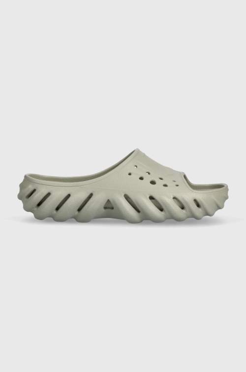 Crocs Pantofle Echo Slide šedá barva, 208170