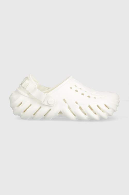 Crocs Pantofle Echo Clog bílá barva, 207937