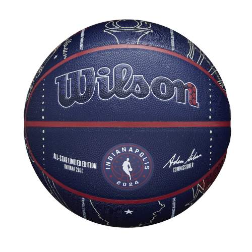 Wilson NBA All Star Collector Basketball Indianapolis 7 Basketbal