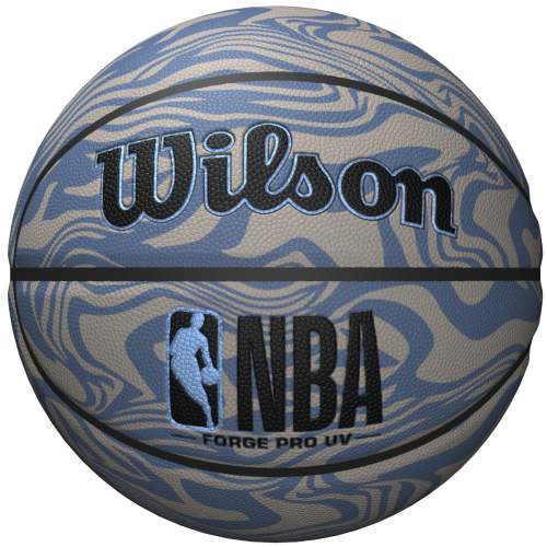 Wilson NBA Forge Pro UV Size 7 - Unisex - Míč Wilson - Šedé - WZ2010801XB7 - Velikost: UNI