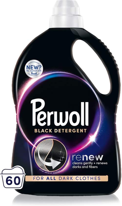Perwoll Prací gel Black 60 praní, 3000 ml