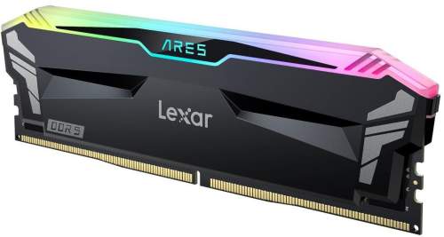 Lexar ARES DDR5 32GB (kit 2x16GB) UDIMM 7200MHz CL34 XMP 3.0 &amp; EXPO - RGB, Heatsink, černá (LD5U16G72C34LA-RGD)