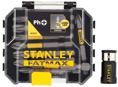 Stanley STA88564-XJ 10dílná sada 50mm torzních bitů PH s držákem bitů STA88564