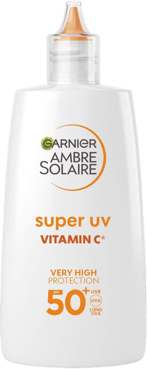 Garnier Ambre Solaire Super UV Vitamin C SPF50+ opalovací pleťový fluid proti tmavým skvrnám 40 ml unisex