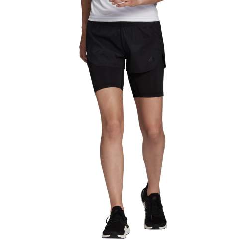 Adidas Dámské šortky Run Fast 2in1 Shorts Black