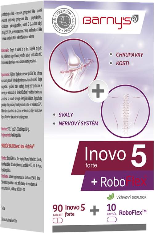 Barny´s Inovo 5 forte 90 tablet + RoboFlex 10 kapslí