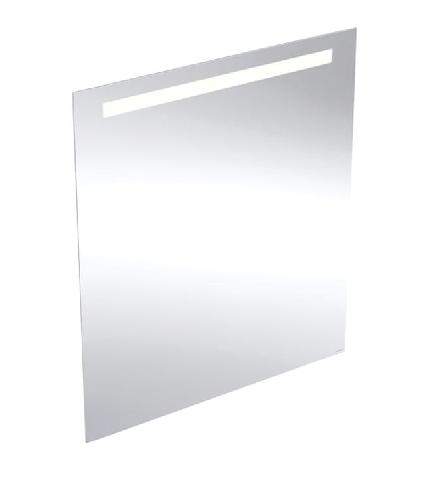 Geberit Option - Zrcadlo s LED osvětlením, 80x90 cm, hliník 502.813.00.1