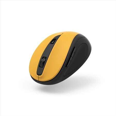 Hama bezdrátová optická myš MW-400 V2, ergonomická, žlutá/černá, 173029