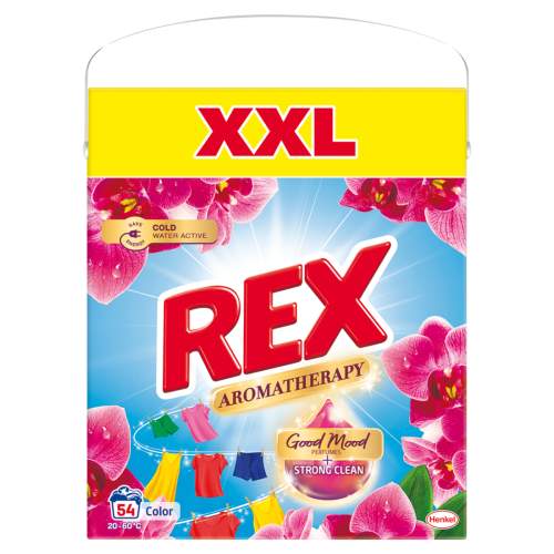 Rex Prací prášek Aromatherapy Orchid Box 54 dávek