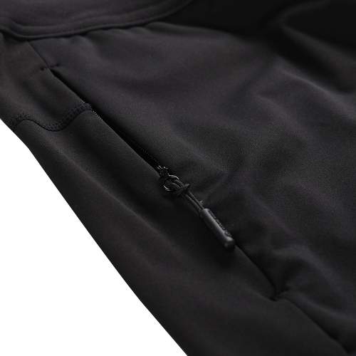 ALPINE PRO Dámské softshellové kalhoty ABARA black M, Černá