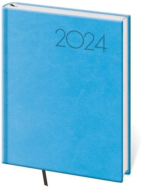 Helma 365 Print Pop B6 denní 2024 světle modrý