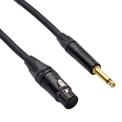 Bespeco Alpha Microphone Cable Neutrik XLR F - Jack 3 m
