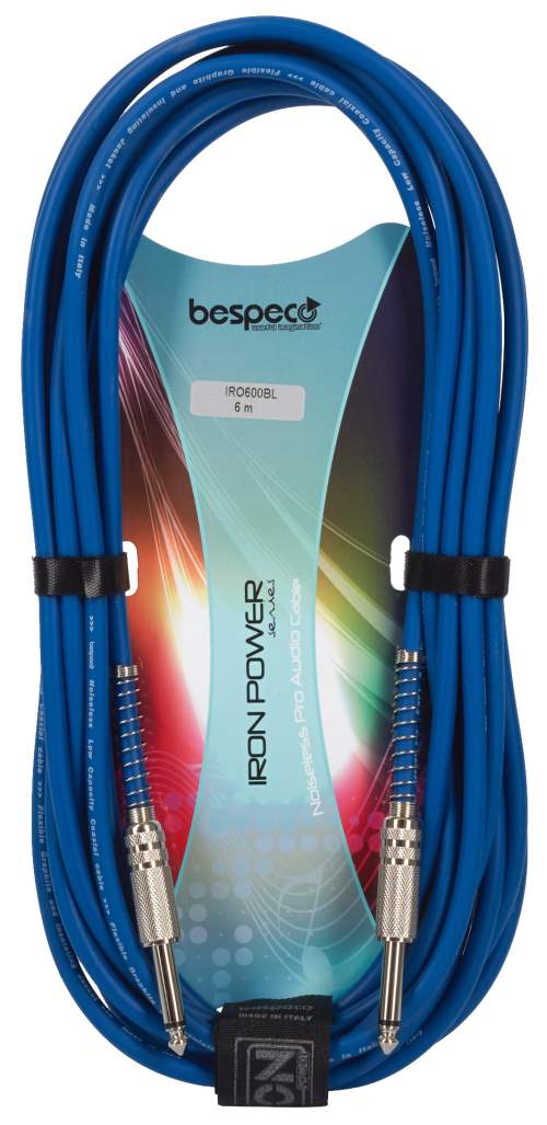 Bespeco IRO600 Modrá 6 m Rovný - Rovný