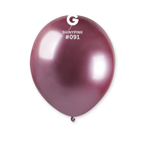 Balonky 13 cm - chromové růžové - 100 ks